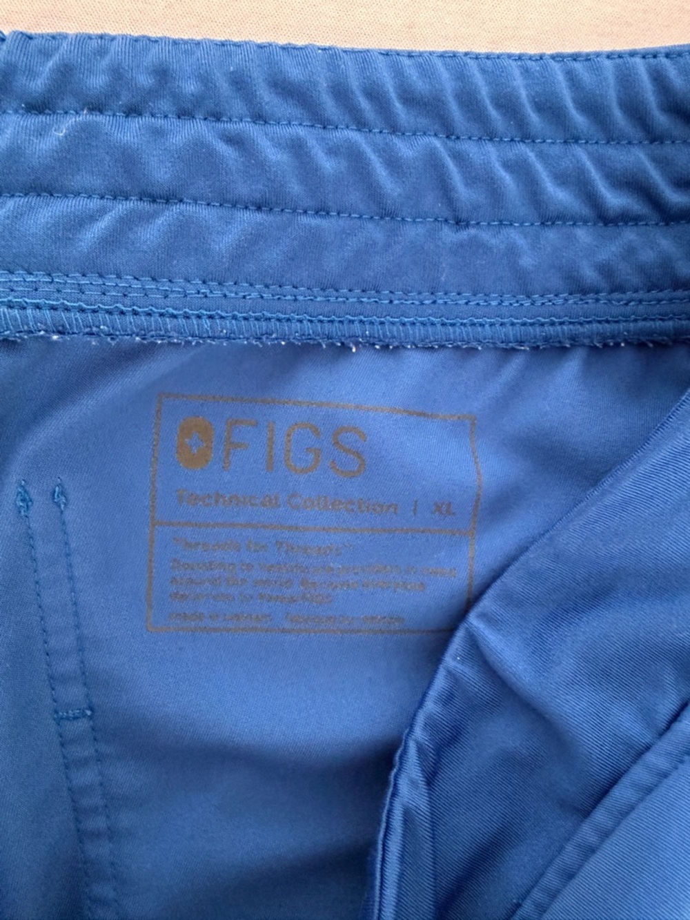 FIGS Technical Zamora Jogger Scrub Pants Women’s XL Royal Blue — Bundle of 2 - Picture 13 of 14